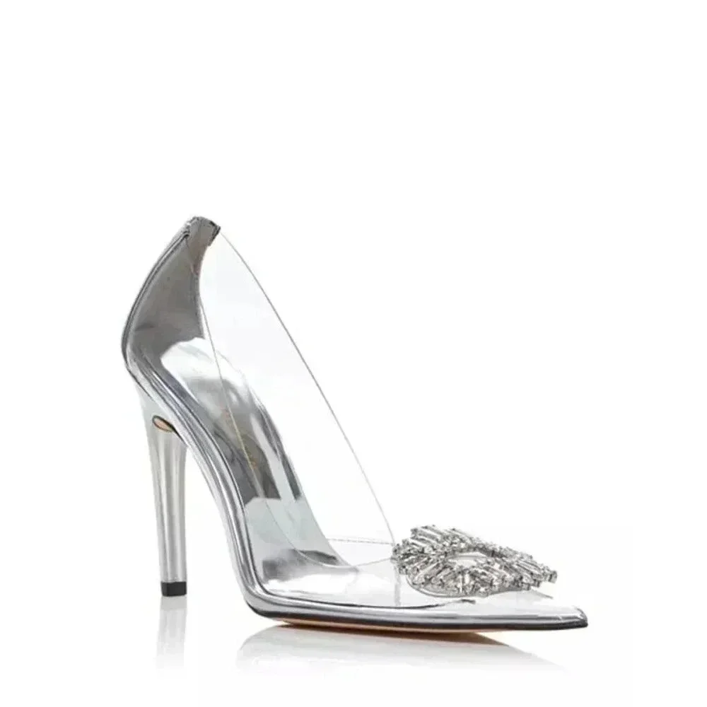 NIB NEW Good American Cinder-F*cking-Rella Pumps SZ 9